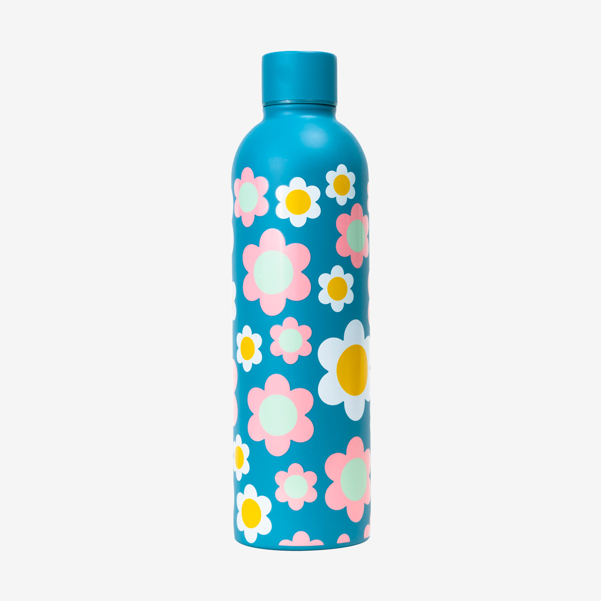 Hard Rock Music Festival Flower Power Water Bottle in Blue image number 1