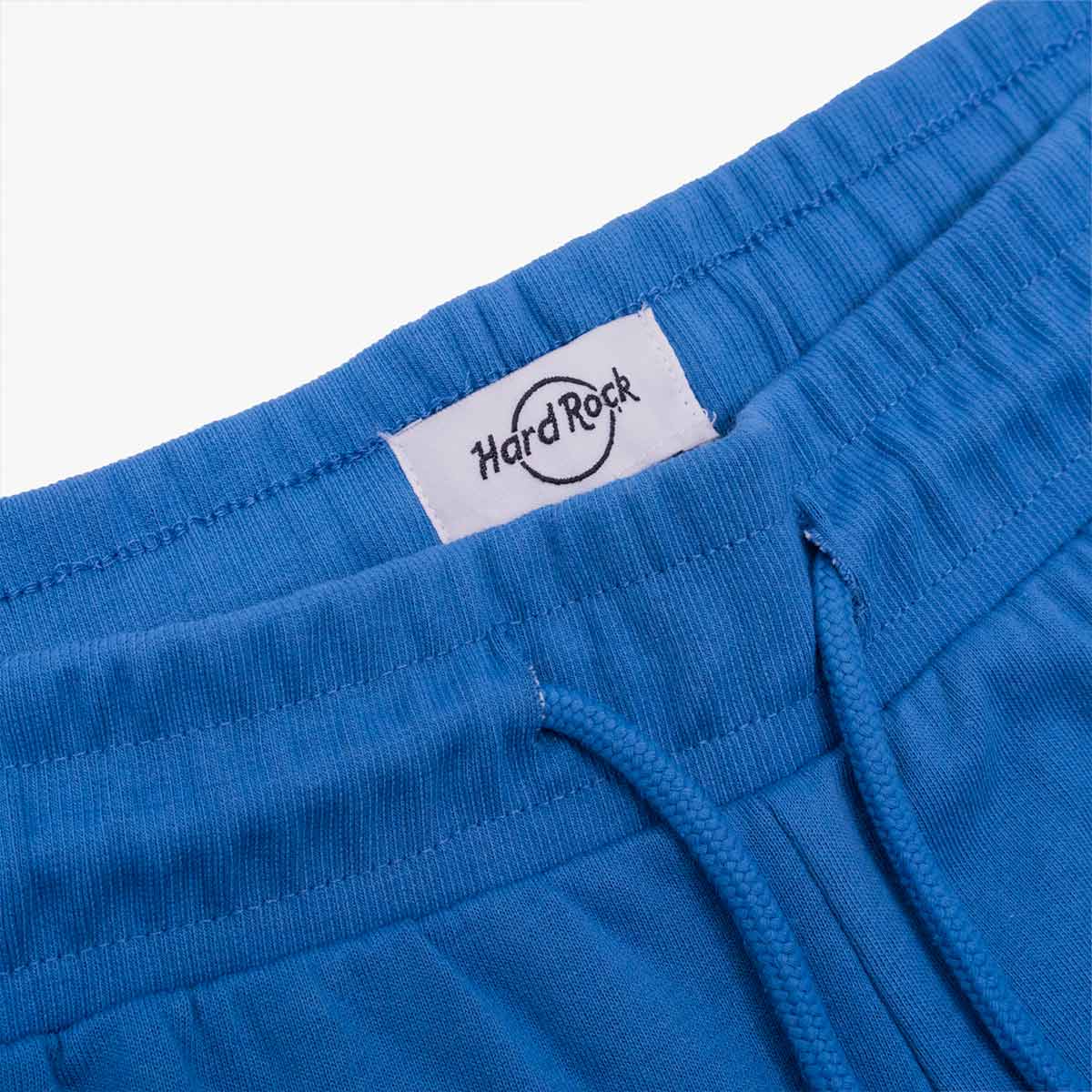Adult Fit Pop of Color French Terry Shorts in Mid Blue image number 4