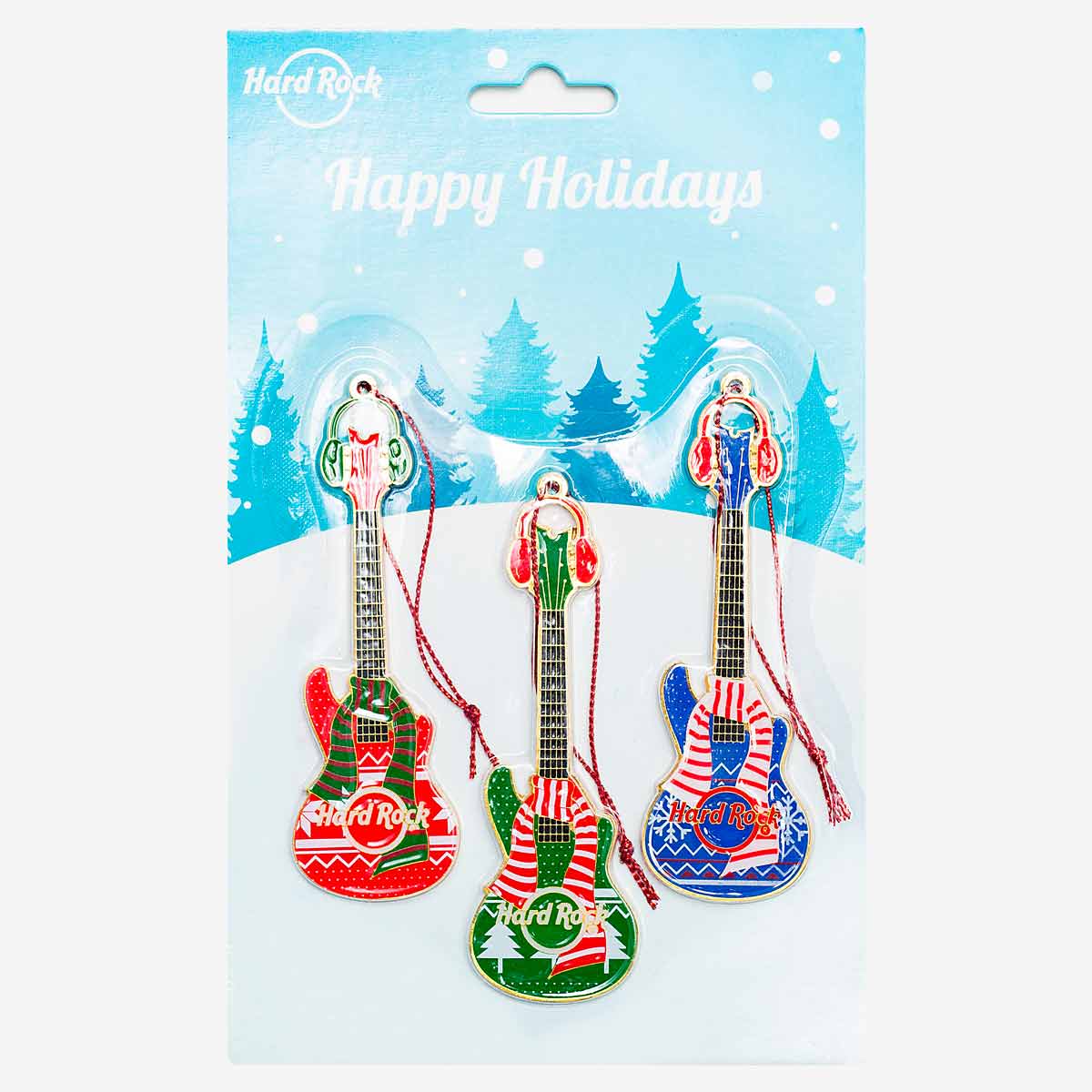 Hard Rock Guitar Trio Gift Set Collectible Ornament image number 2
