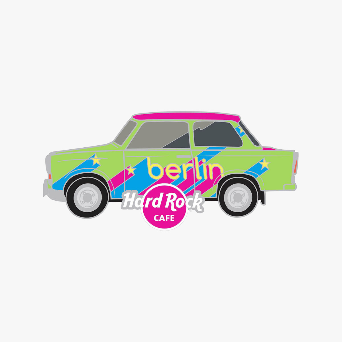 Berlin Trabi Car Pin image number 1