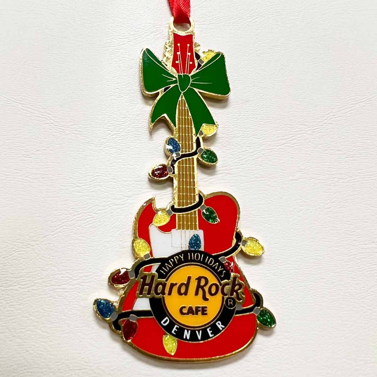 Hard Rock Red Guitar Collectible Ornament image number 4